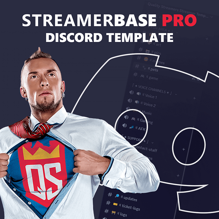 The StreamerBase Pro – The Ultimate Discord Template for Streamers